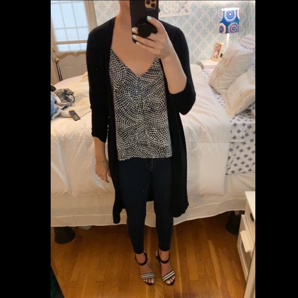 NWOT H&M White & Black Dot Print Tank - Picture 4 of 5